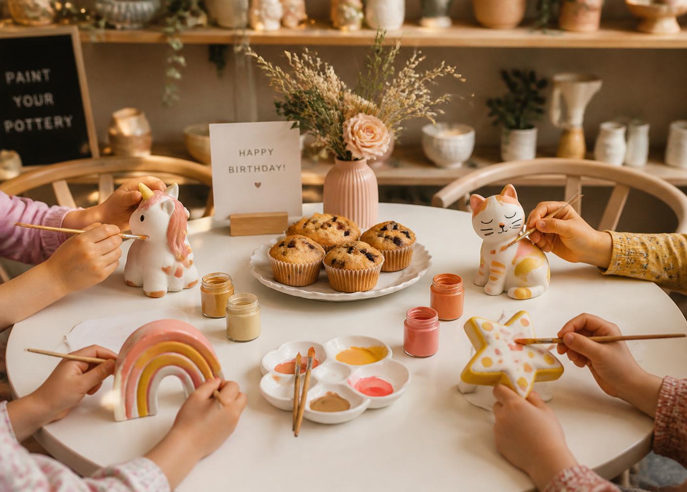 Kindergeburtstag im ceramica ATELIER